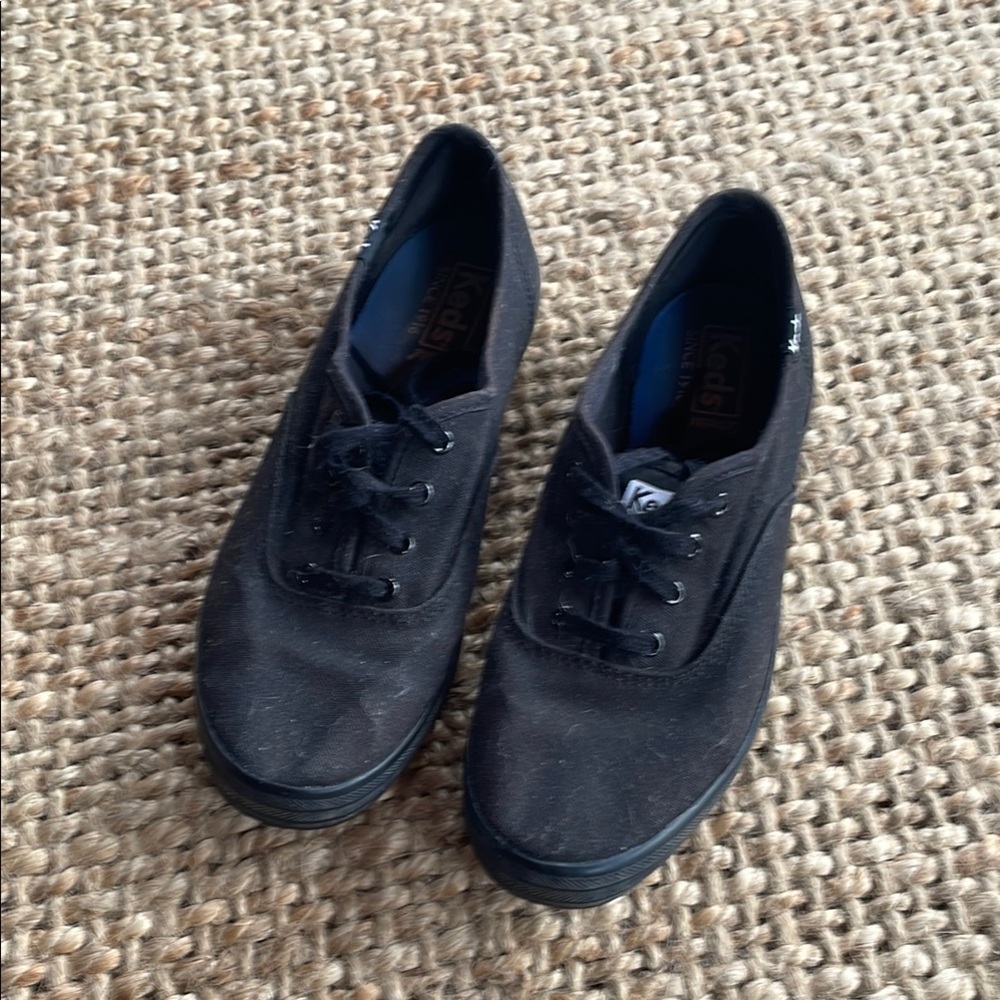 Keds Women's Black Canvas Sneakers